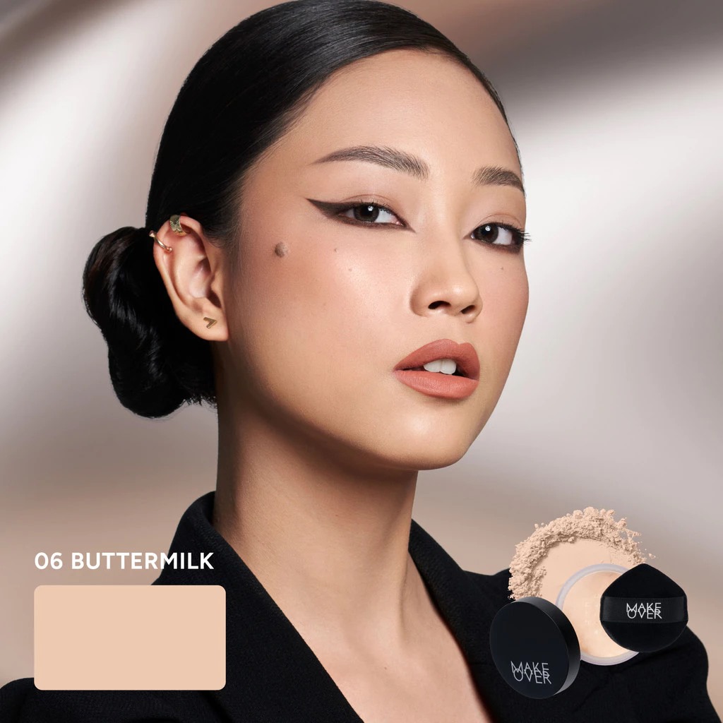 Make Over Silky Smooth Translucent Powder 35gr - 06 Buttermilk