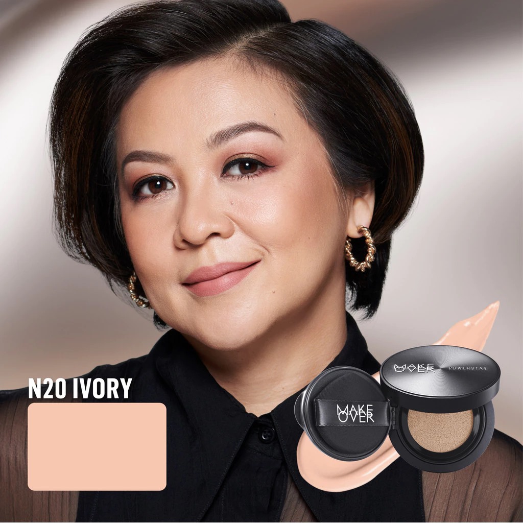 Make Over Powerstay Sync Matte Cushion 24H Strongwear 12gr - N20 Ivory Make Over Powerstay Sync Matte Cushion 24H Strongwear 12gr - N20 Ivory