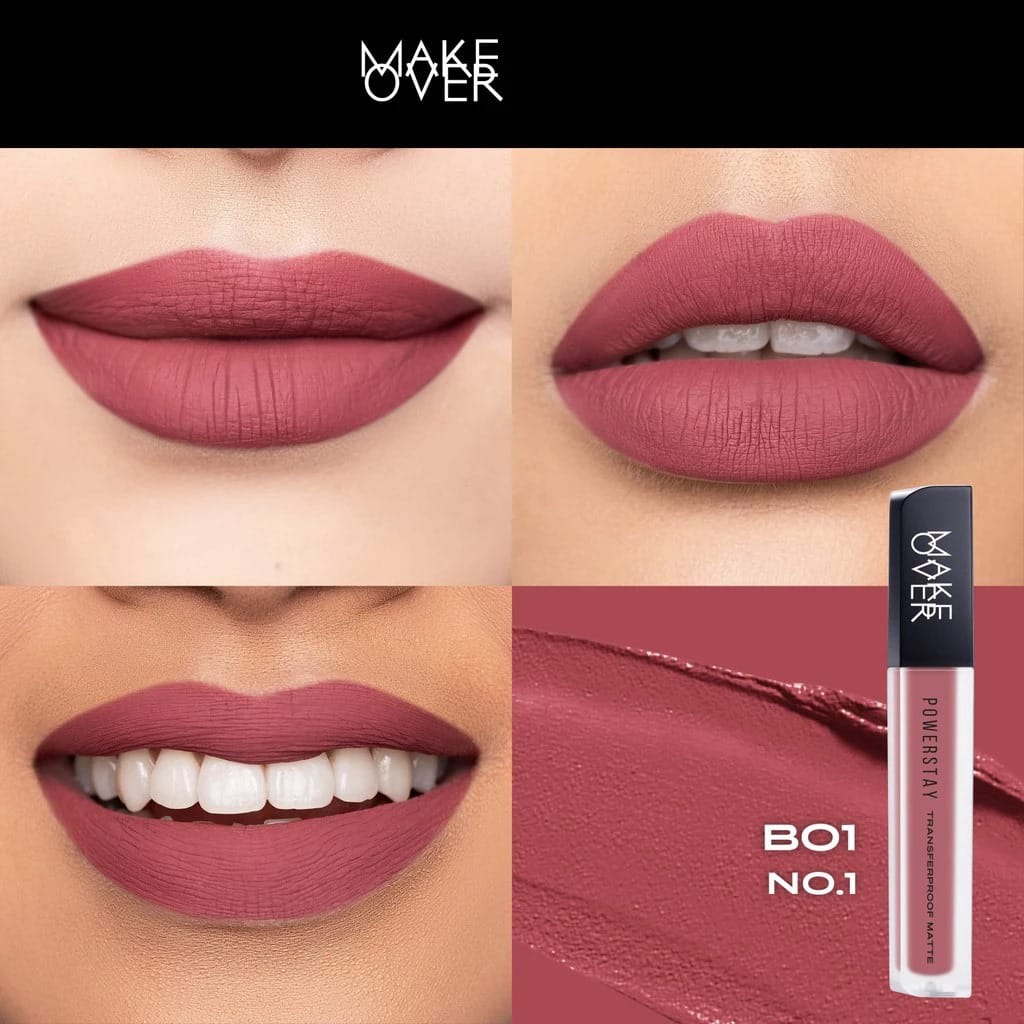 Make Over Powerstay Transferproof Matte Lip Cream - B01 No.1 Make Over Powerstay Transferproof Matte Lip Cream - B01 No.1