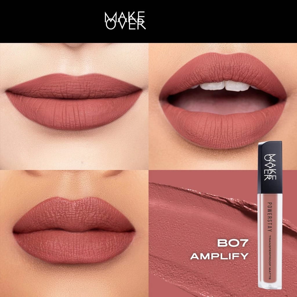 Make Over Powerstay Transferproof Matte Lip Cream - B07 Amplify