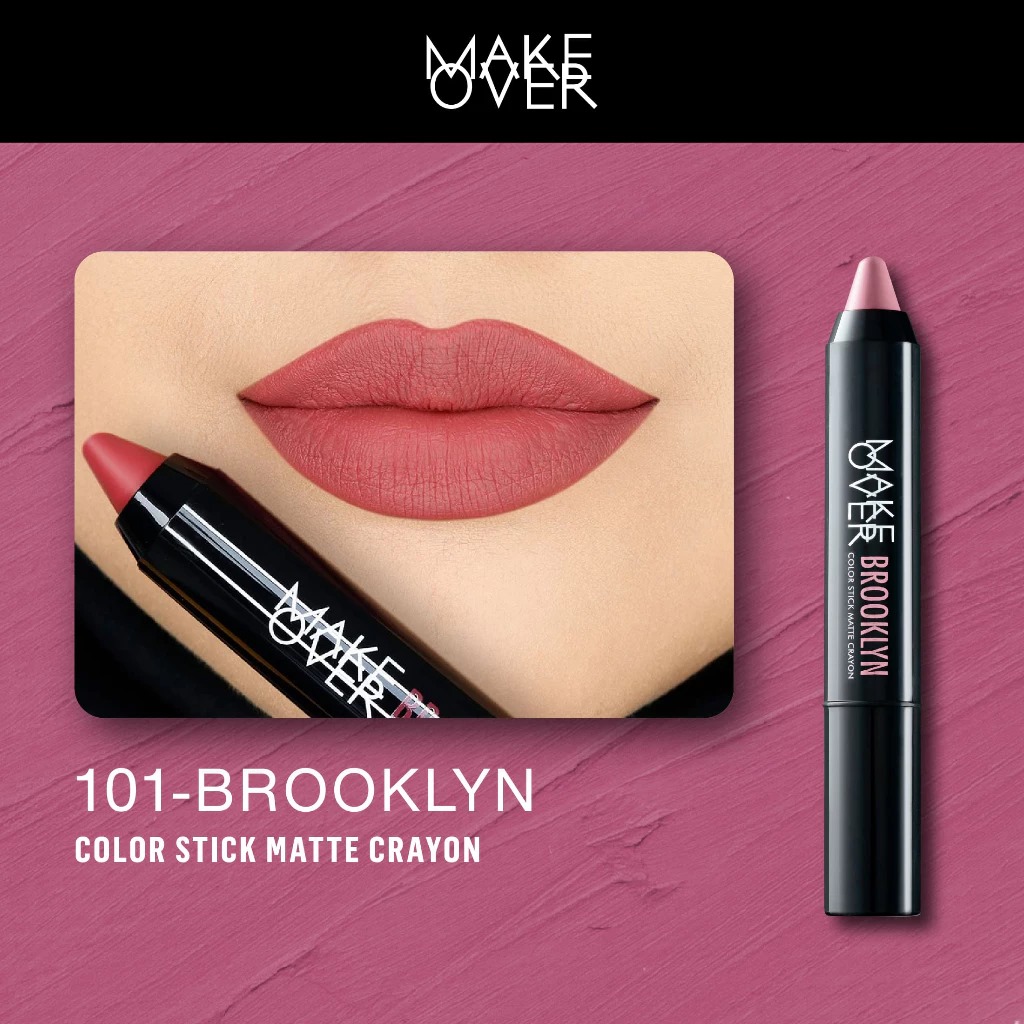 Make Over Color Stick Matte Lip Crayon - 101 Brooklyn