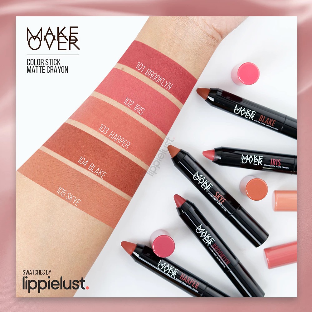 Make Over Color Stick Matte Lip Crayon - 104 Blake