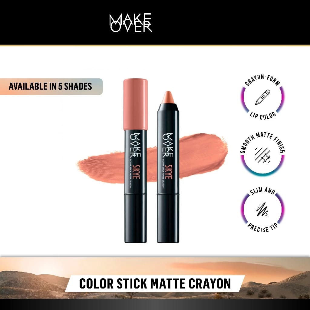 Make Over Color Stick Matte Lip Crayon - 105 Skye