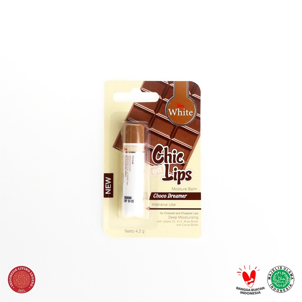 Viva White Chic On Lips Lip Balm 4.2gr - Choco Dreamer