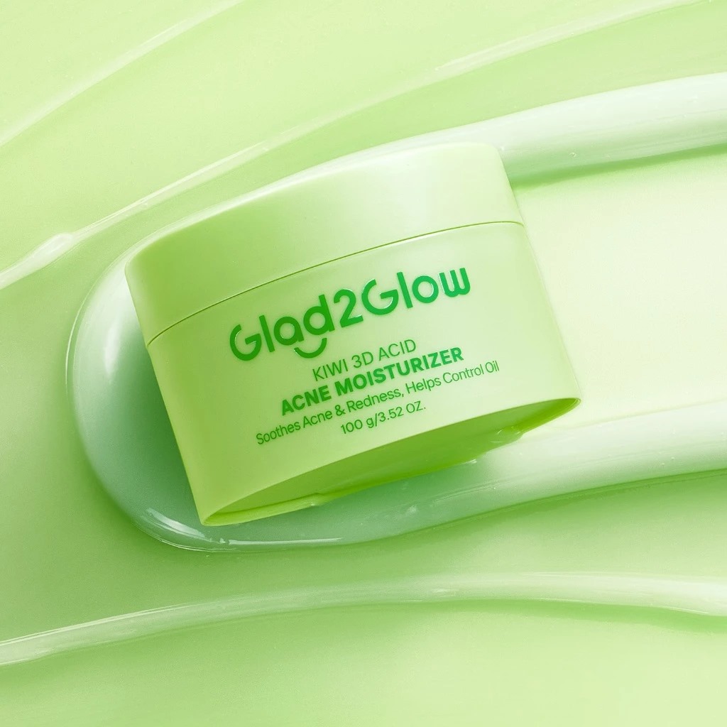 Glad 2 Glow Moisturizer - Kiwi 3D Acid Acne 100gr