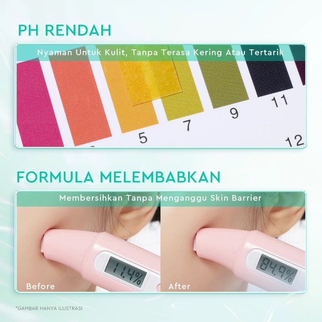 Glad 2 Glow Cleanser - Low pH 5,5 Gentle Facial Wash 70ml