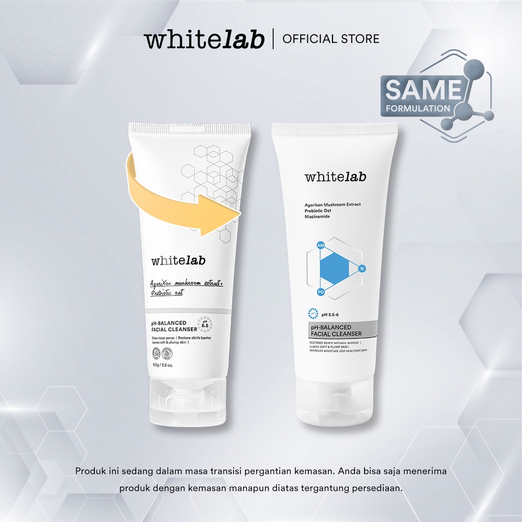 WHITELAB pH-Balanced Facial Cleanser 100gr