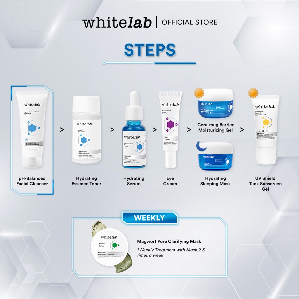 WHITELAB pH-Balanced Facial Cleanser 100gr