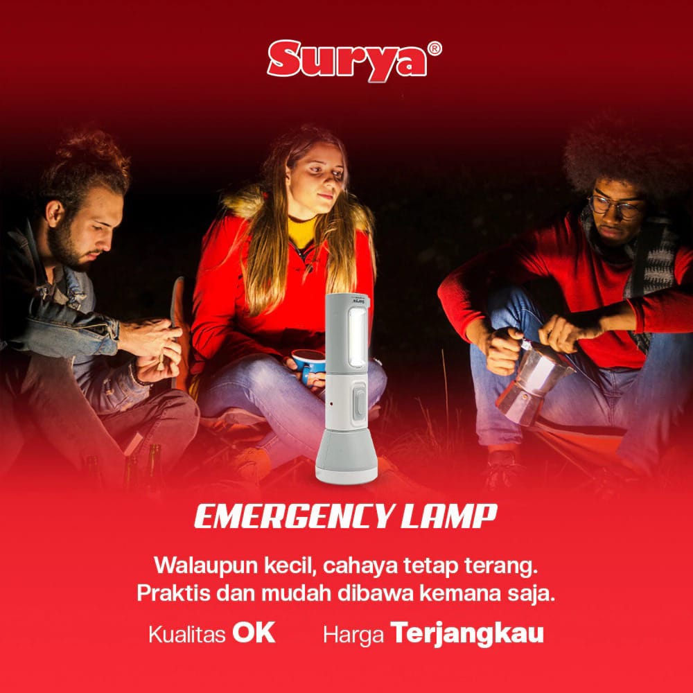 Surya Lampu Senter SYT L4W 3COB Emergency Lamp Rechargeable Surya Lampu Senter SYT L4W 3COB Emergency Lamp Rechargeable