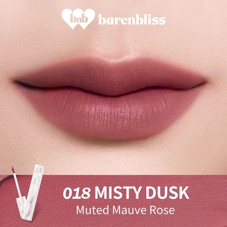 BNB Barenbliss Aura Mood Transferproof Matte Lip Cream 2.5 ml - 018 Misty Dusk