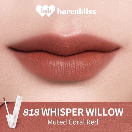BNB Barenbliss Aura Mood Transferproof Matte Lip Cream 2.5 ml - 818 Whisper Willow