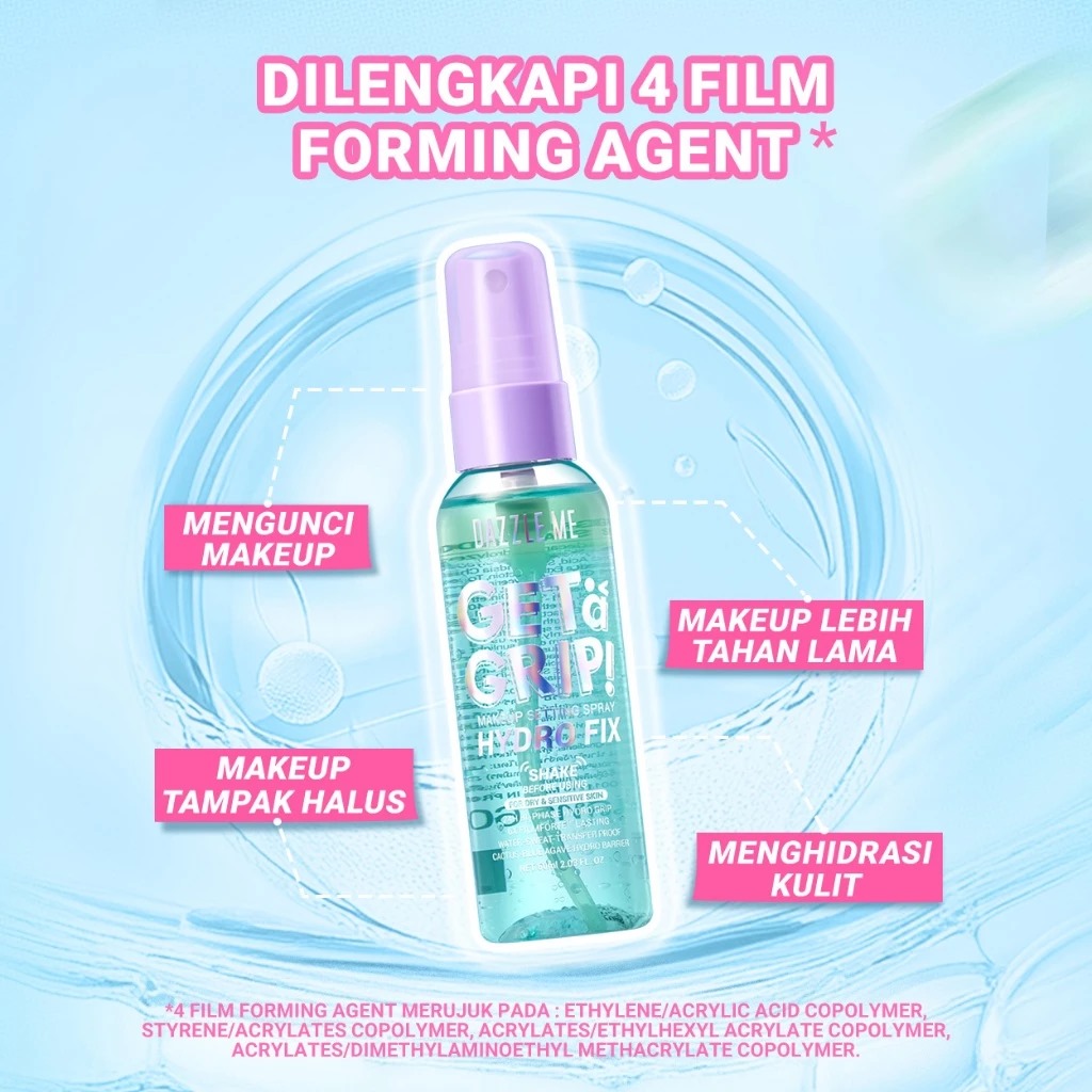 Dazzle Me Get a Grip! Makeup Setting Spray HYDRO Fix 60ml