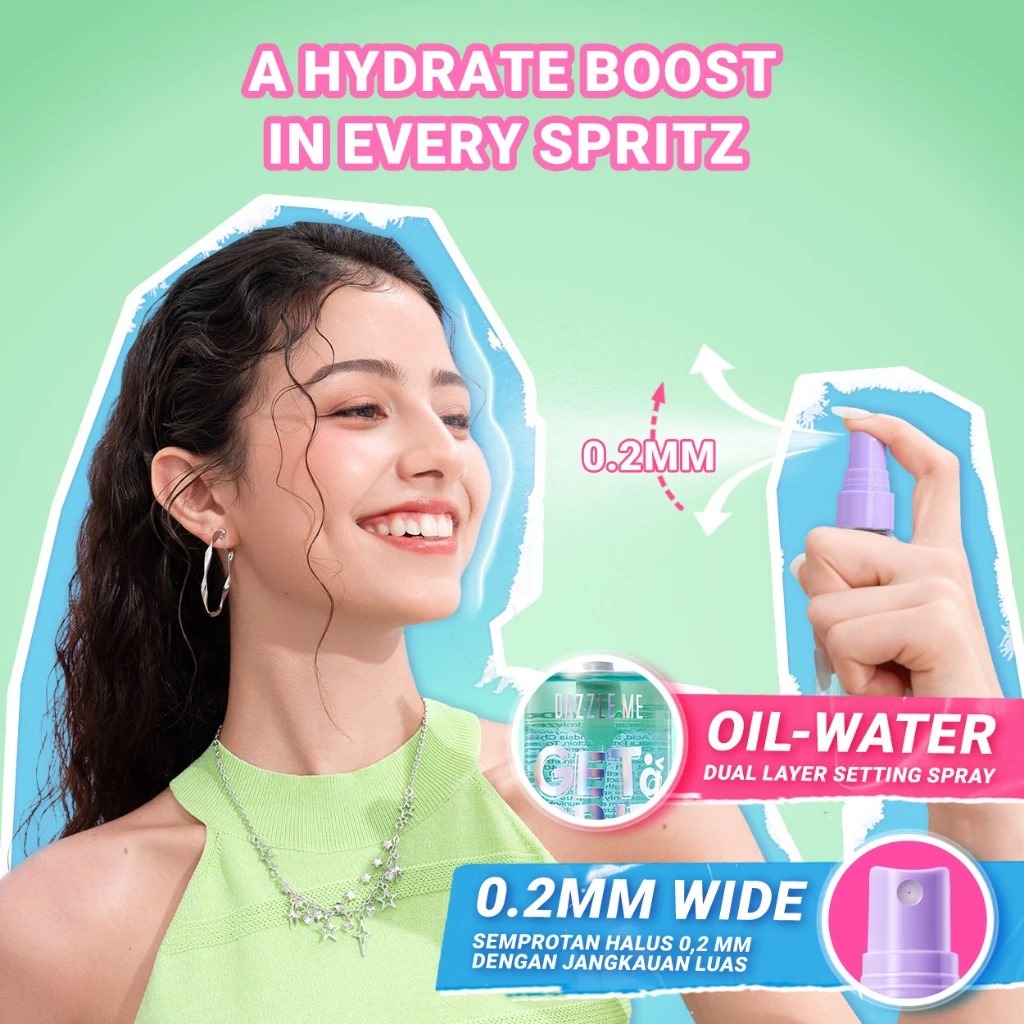Dazzle Me Get a Grip! Makeup Setting Spray HYDRO Fix 60ml