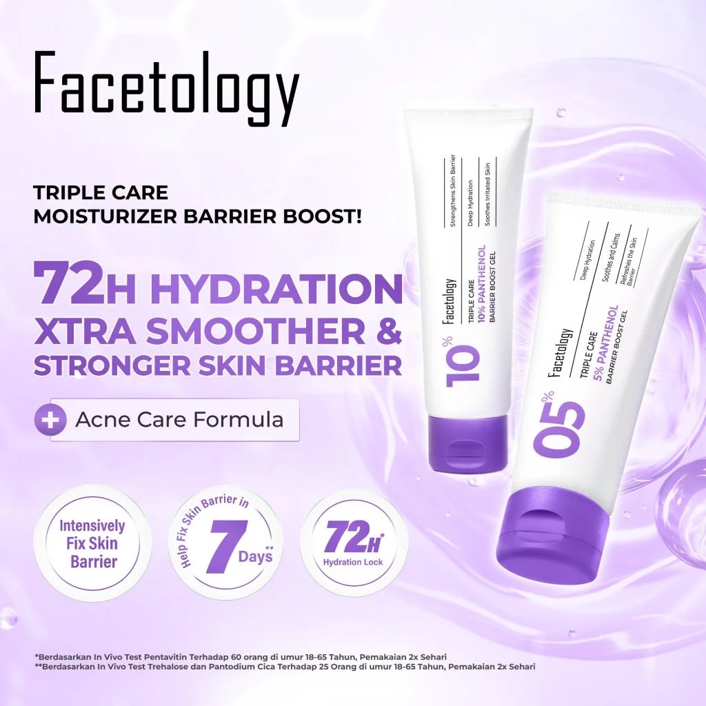 Facetology Triple Care 5% Panthenol Barrier Boost Gel 40gr