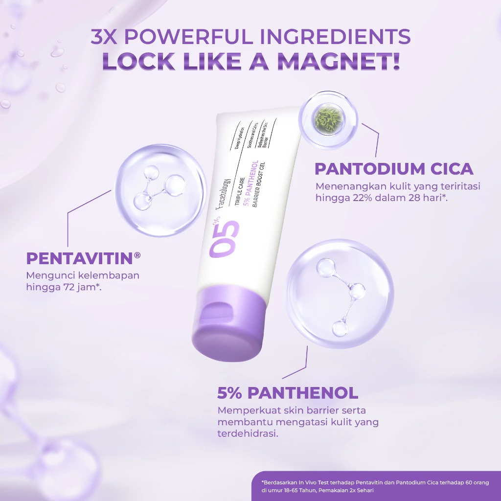 Facetology Triple Care 5% Panthenol Barrier Boost Gel 40gr