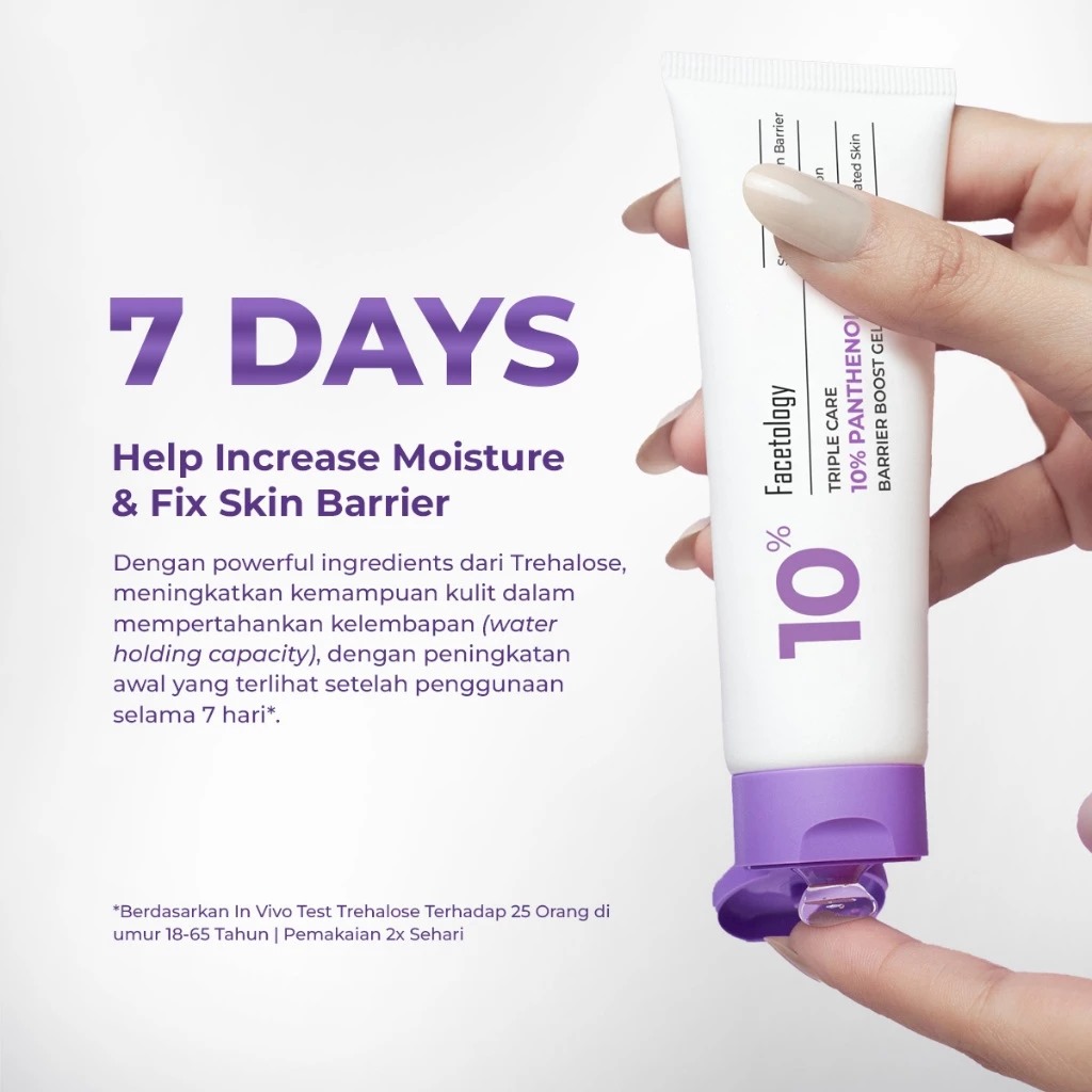 Facetology Triple Care 10% Panthenol Barrier Boost Gel 40gr