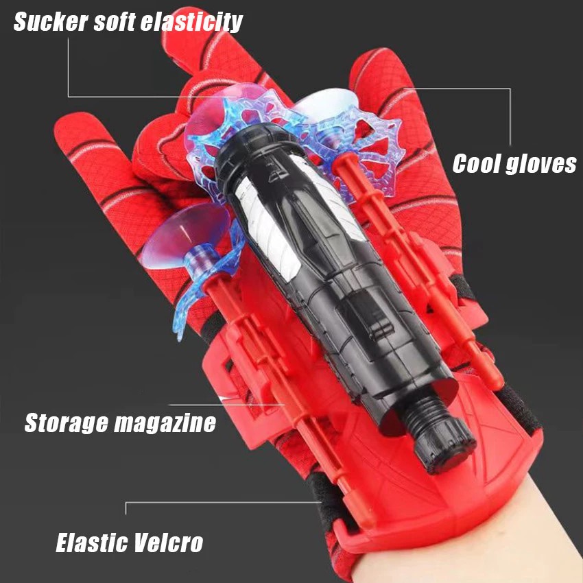 Mainan Sarung Tangan Spiderman (Sarung Tangan Mainan Anak)