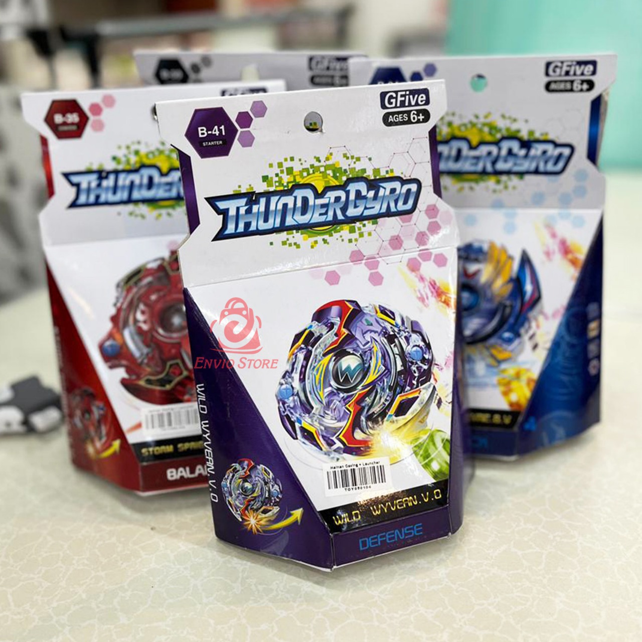 Mainan Gasing + Launcher (Mainan Gangsing Set)