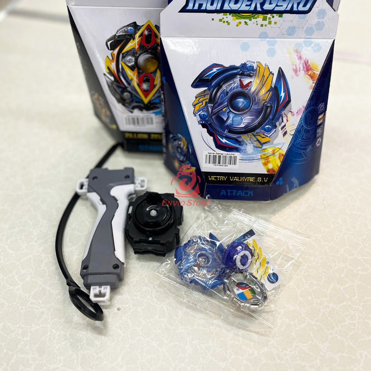 Mainan Gasing + Launcher (Mainan Gangsing Set)