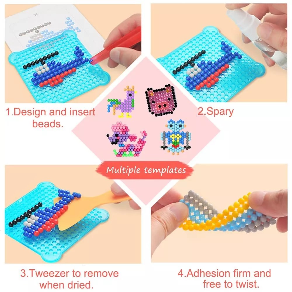 Mainan DIY Magic Water Beads 15 Color (Mainan Edukasi Anak)