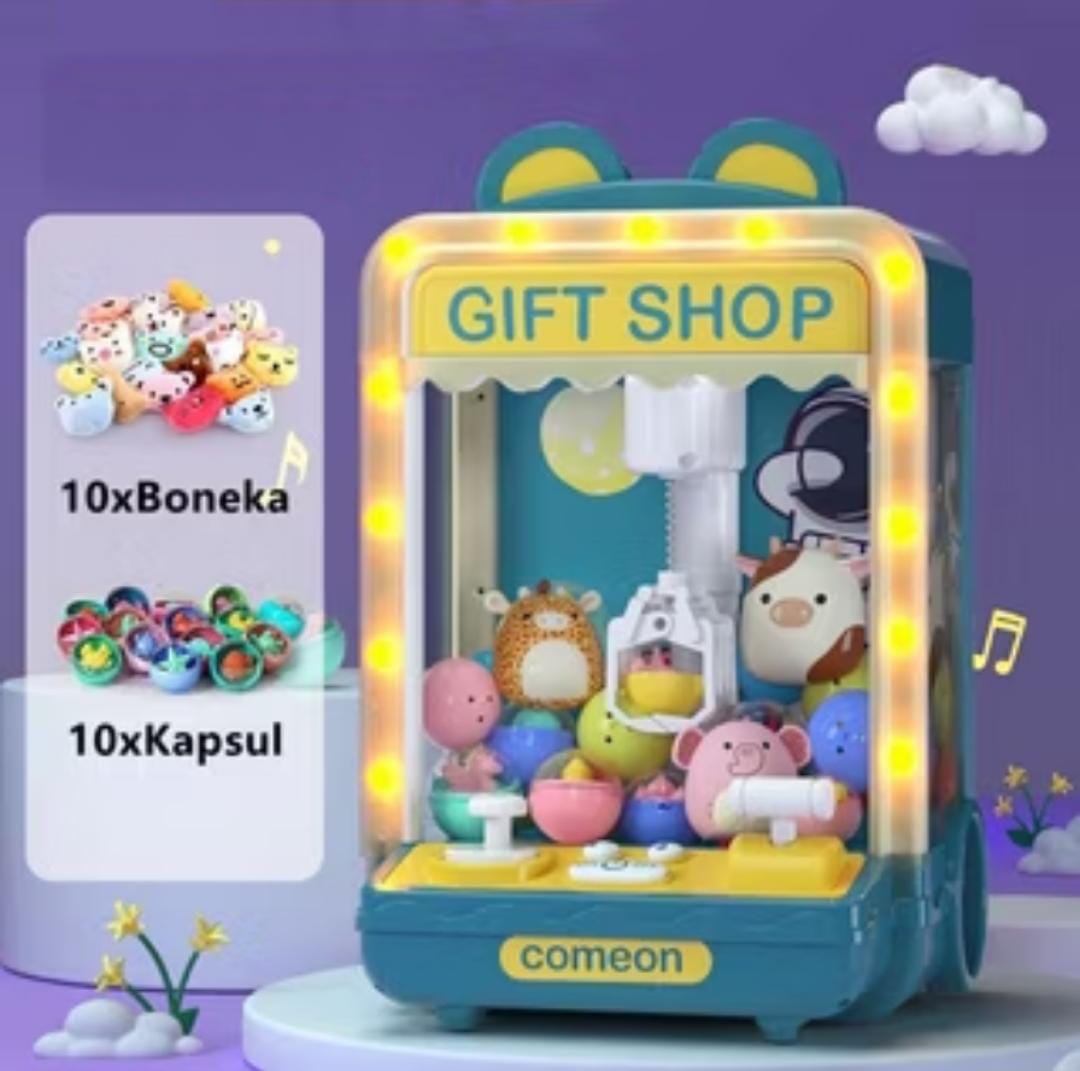 Mesin Capit Boneka - TOSCA (Mainan Capit Boneka Mini)