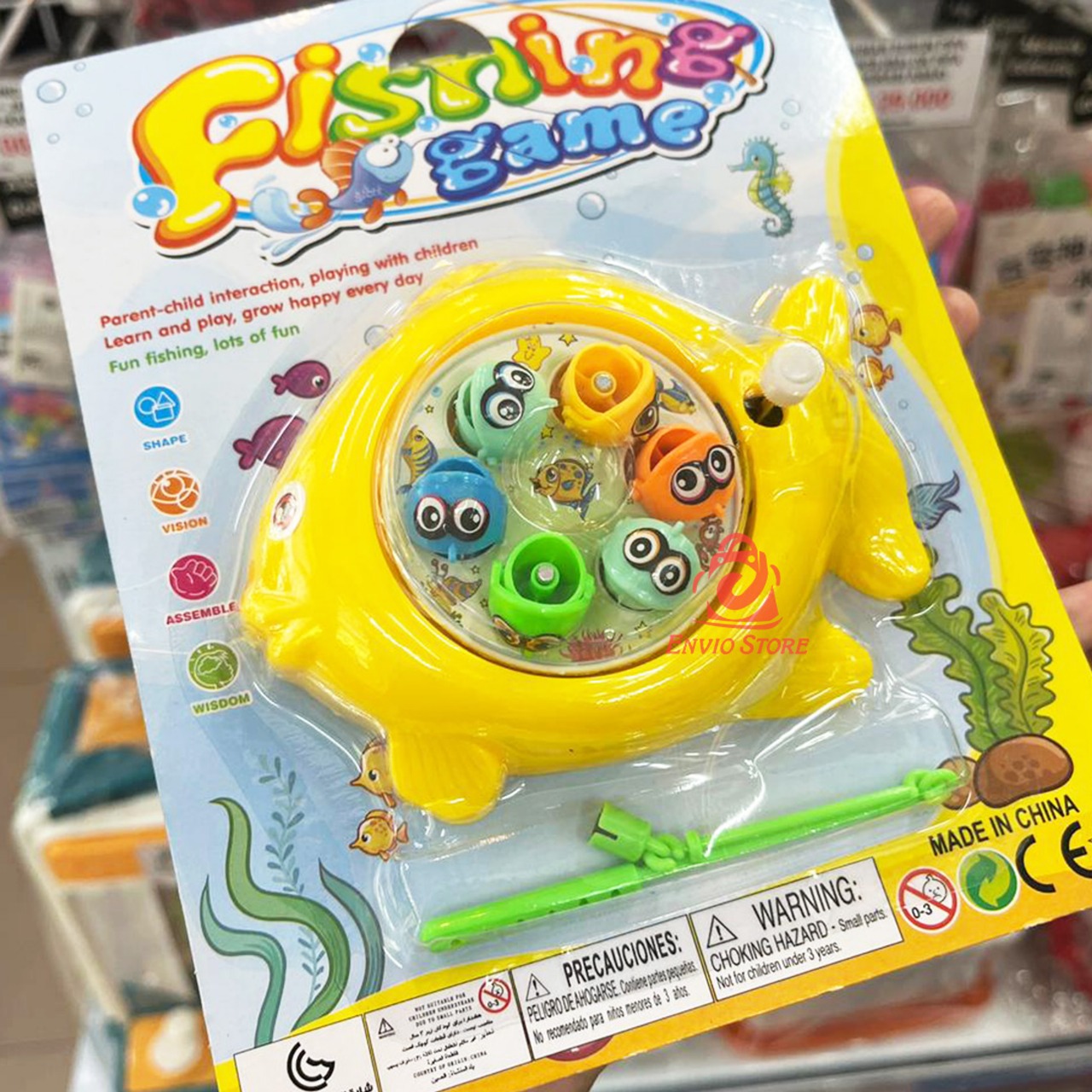 Mainan Pancing Fishing Rotate Magnet (Mainan Pancing Plus Ikan)