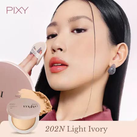 Pixy Fixed Matte Powder Foundation 9.5gr - 202N Light Ivory