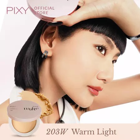 Pixy Fixed Matte Powder Foundation 9.5gr - 203W Warm Light