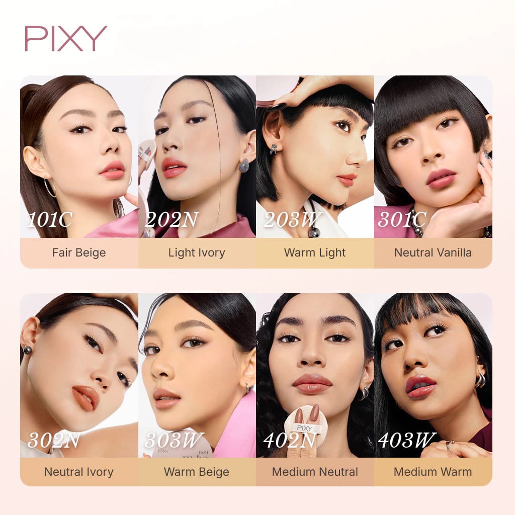 Pixy Fixed Matte Powder Foundation 9.5gr - 301C Neutral Vanilla