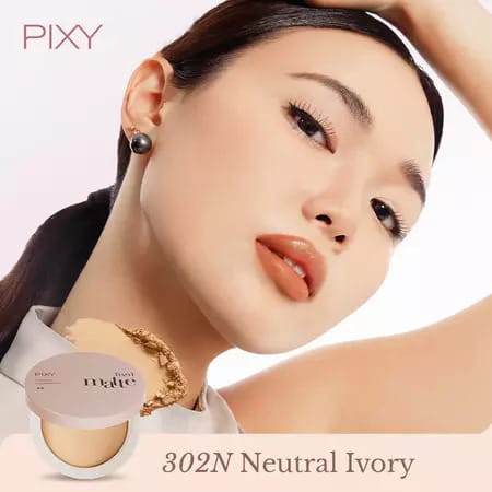 Pixy Fixed Matte Powder Foundation 9.5gr - 302N Neutral Ivory