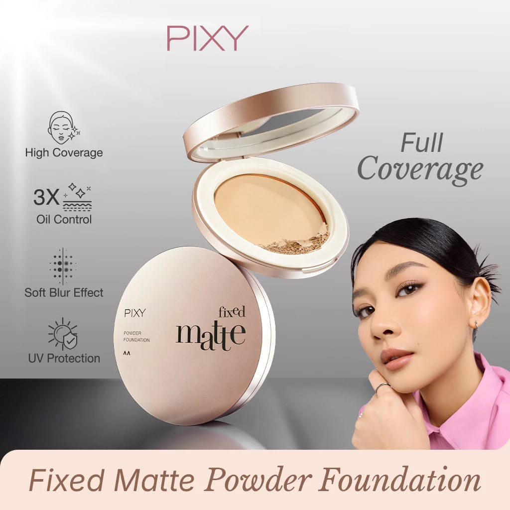 Pixy Fixed Matte Powder Foundation 9.5gr - 403 Medium Warm