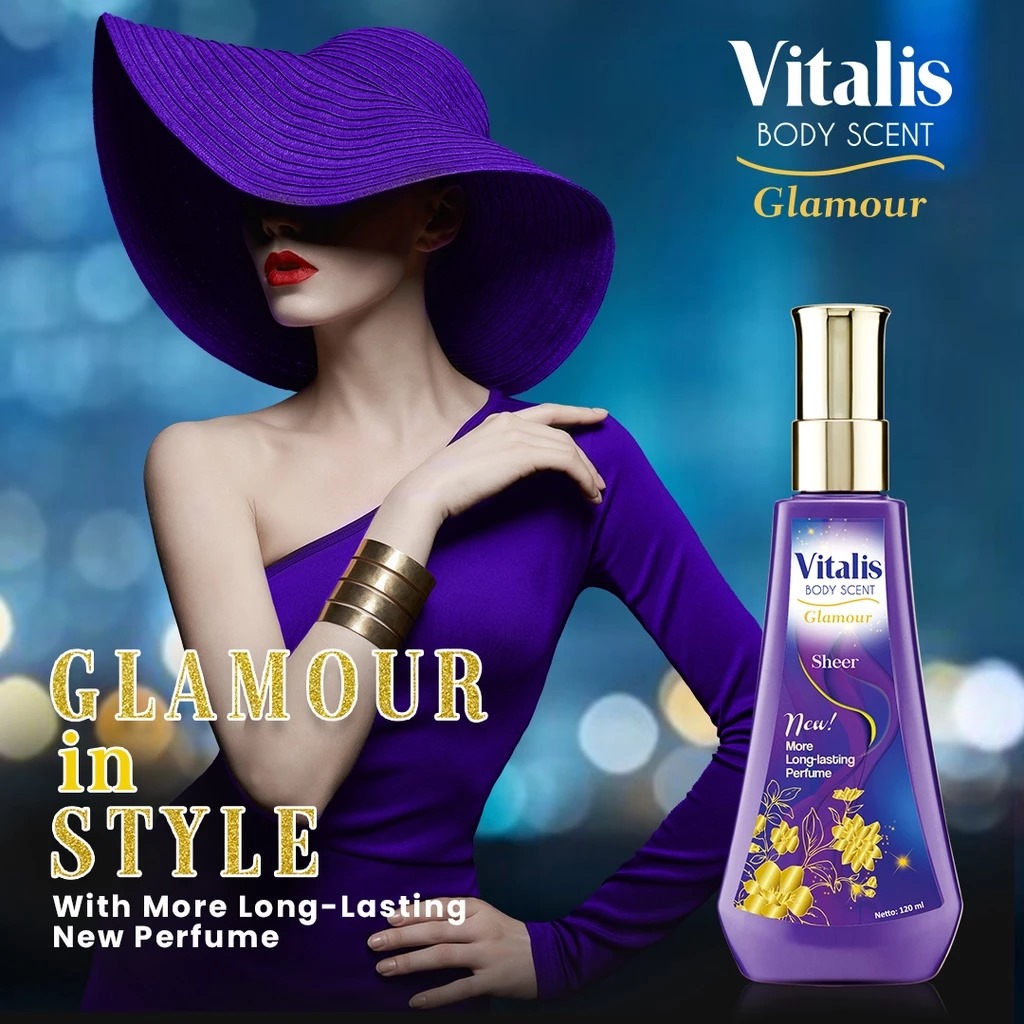 Vitalis Body Scent Glamour 120ml - Sheer