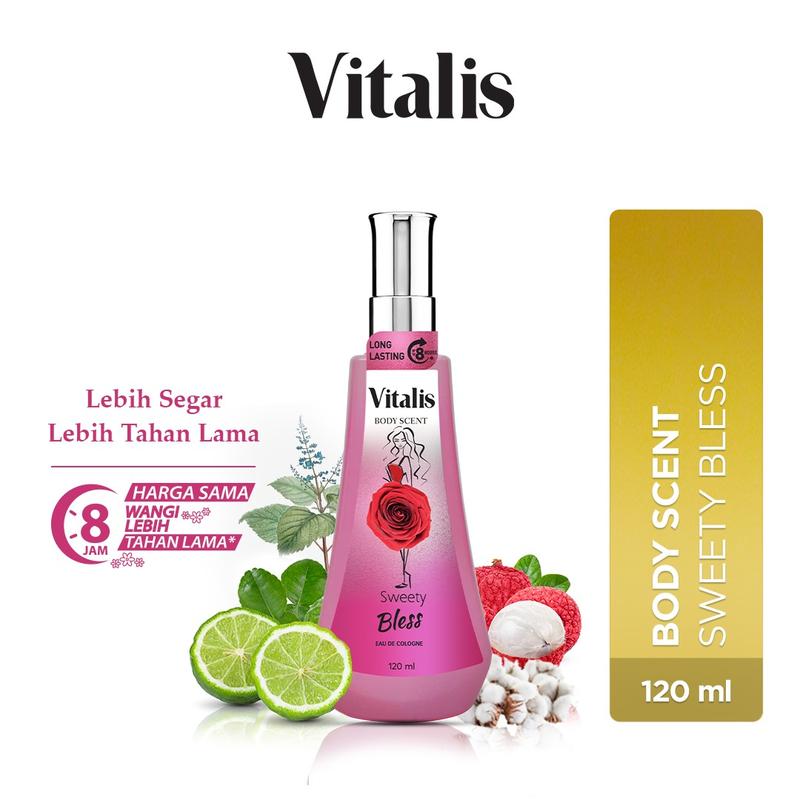 Vitalis Eau De Toilette 120ml - Sweety Bless