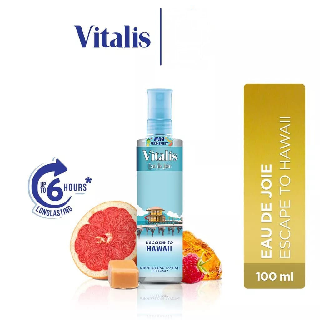 Vitalis Eau De Joie 100ml - Escape to Hawaii