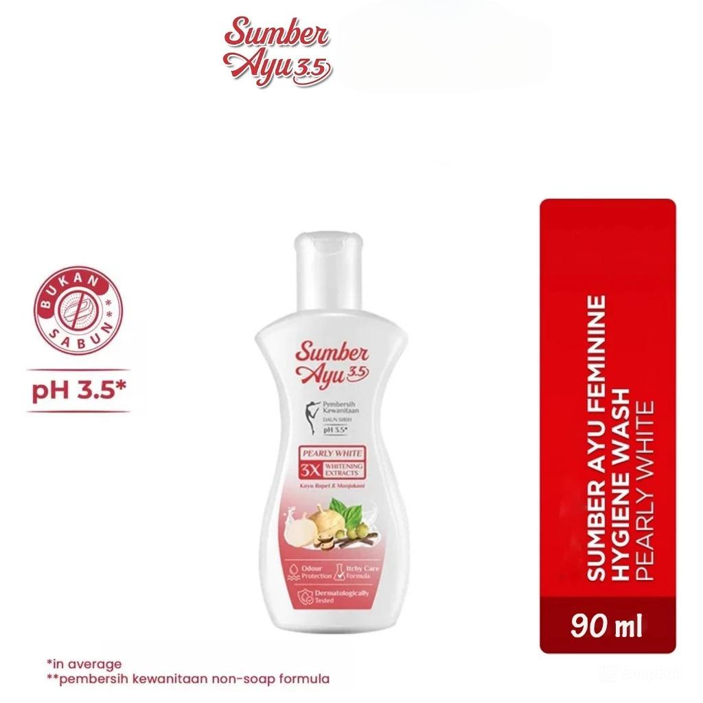 Sumber Ayu Feminine Hygiene Wash 90ml - Pearly White