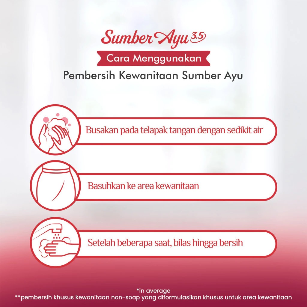 Sumber Ayu Feminine Hygiene Wash 90ml - Clear White