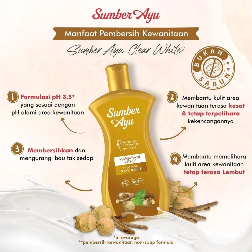 Sumber Ayu Feminine Hygiene Wash 90ml - Manjakani Keset