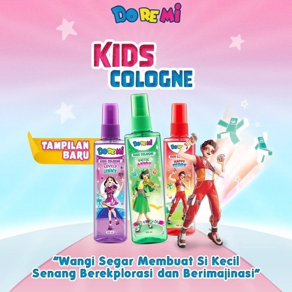 Doremi Kids Cologne 100ml - Cutie Annie Hijau