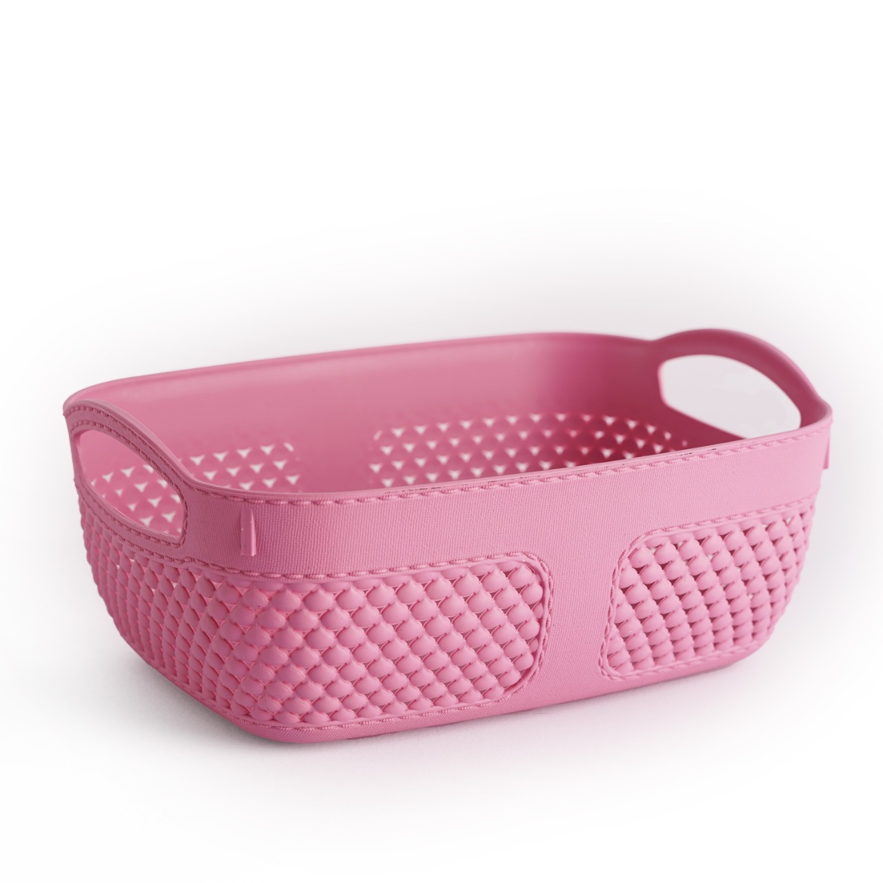 TRI J - Keranjang Plastik Serbaguna 24 x 17 x 9 cm - UNGU