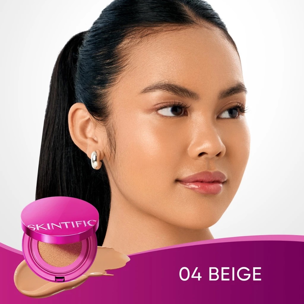 Skintific Cover Glow Perfect Pink Cushion 11gr - 04 Beige