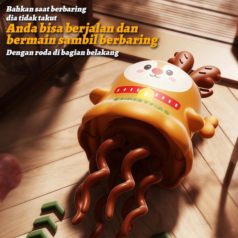 Mainan Ubur - Ubur Bergerak 12cm (FUN CLOUDS) - HITAM