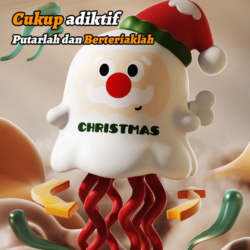 Mainan Ubur - Ubur Bergerak 12cm (DANCING GHOST) - ORANGE