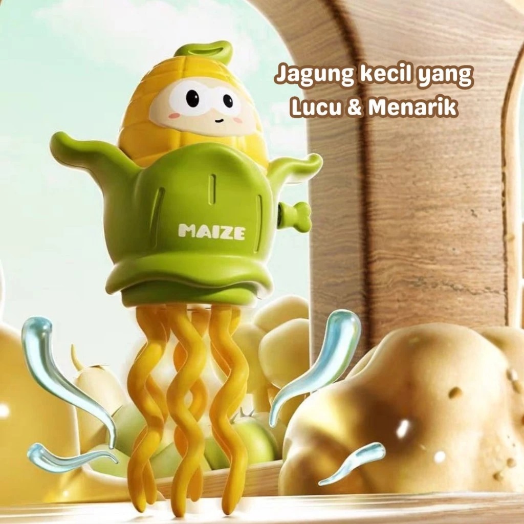 Mainan Ubur - Ubur Bergerak 12cm (DANCING GHOST) - ORANGE