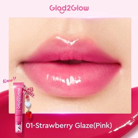 Glad 2 Glow Brightening Lip Serum 7gr - Strawberry Glaze