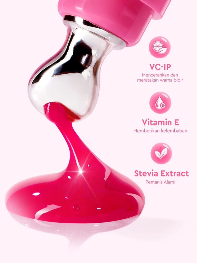 Glad 2 Glow Brightening Lip Serum 7gr - Strawberry Glaze