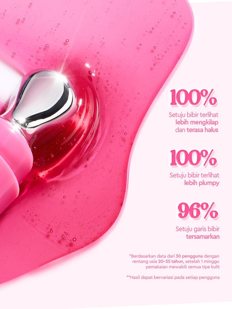 Glad 2 Glow Brightening Lip Serum 7gr - Strawberry Glaze