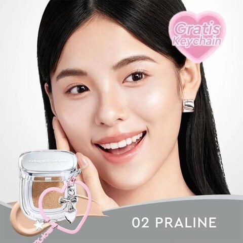 Glad 2 Glow Perfect Cover Glow Cushion 11gr - 02 Praline Glad 2 Glow Perfect Cover Glow Cushion 11gr - 02 Praline