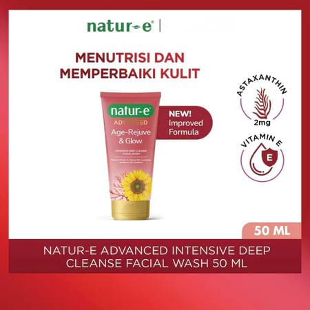 Natur-E Advanced Age-Rejuve & Glow Intensive Deep Cleanse Facial Wash 50ml
