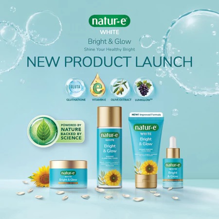 Natur-E White Bright & Glow Radiant Purifying Facial Wash 50ml