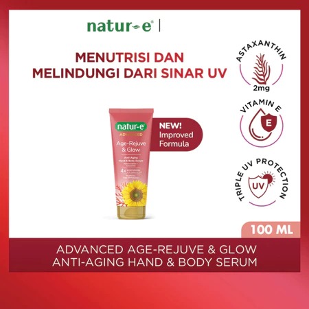 Natur-E Advanced Age-Rejuve & Glow Anti-Aging Hand & Body Serum 100ml